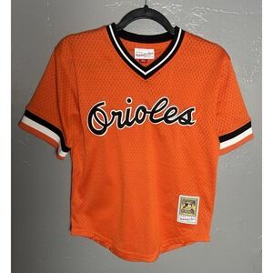Mitchell & Ness Coppers Town Orioles #8 Cal Ripken Jr. 1988 Jersey Youth M 10/12